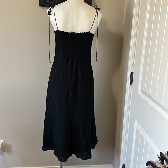 Reformation Juliette Dress Black Size 12 - Picture 7 of 14